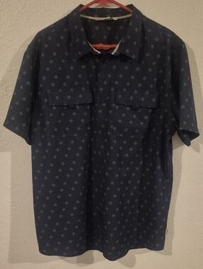 Voyager Men's Water Repellent Button Up Shirt UPF 50+ Size XL